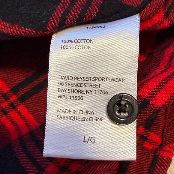 Red and Black Women’s Flannel Shirt - Picture 4 of 4